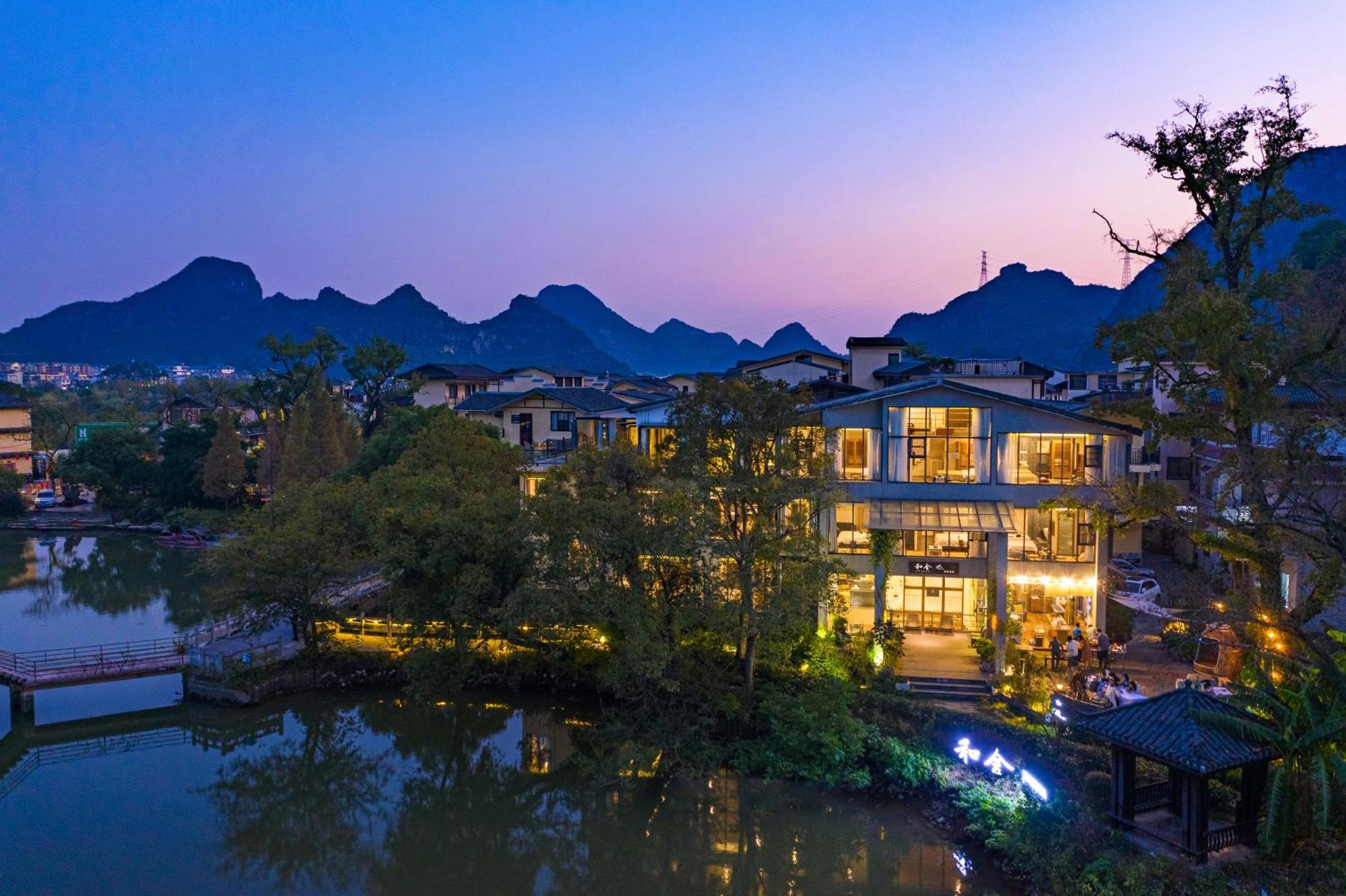 Guilin Heshe Lakeside Resort Exteriér fotografie